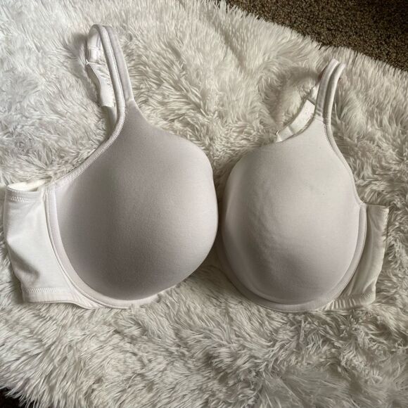 Cacique Bra FLAWED NEW White Size 46DD - Picture 1 of 13